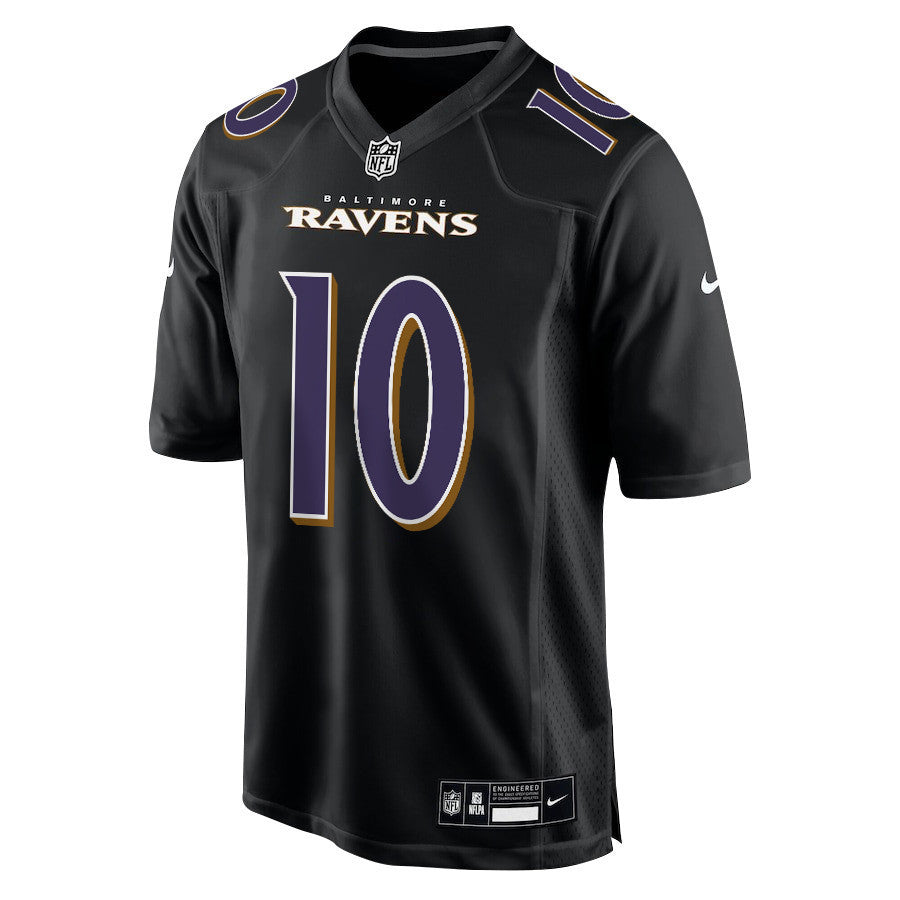 DeAndre Hopkins 10 Baltimore Ravens Fashion Jersey - Black, Men Jersey
