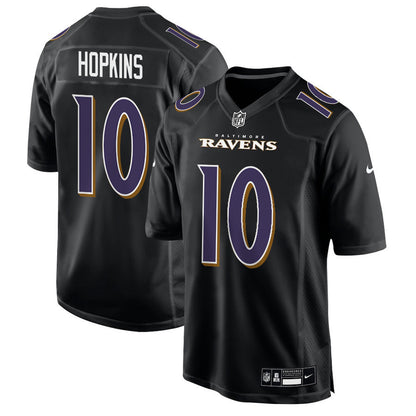 DeAndre Hopkins 10 Baltimore Ravens Fashion Jersey - Black, Men Jersey