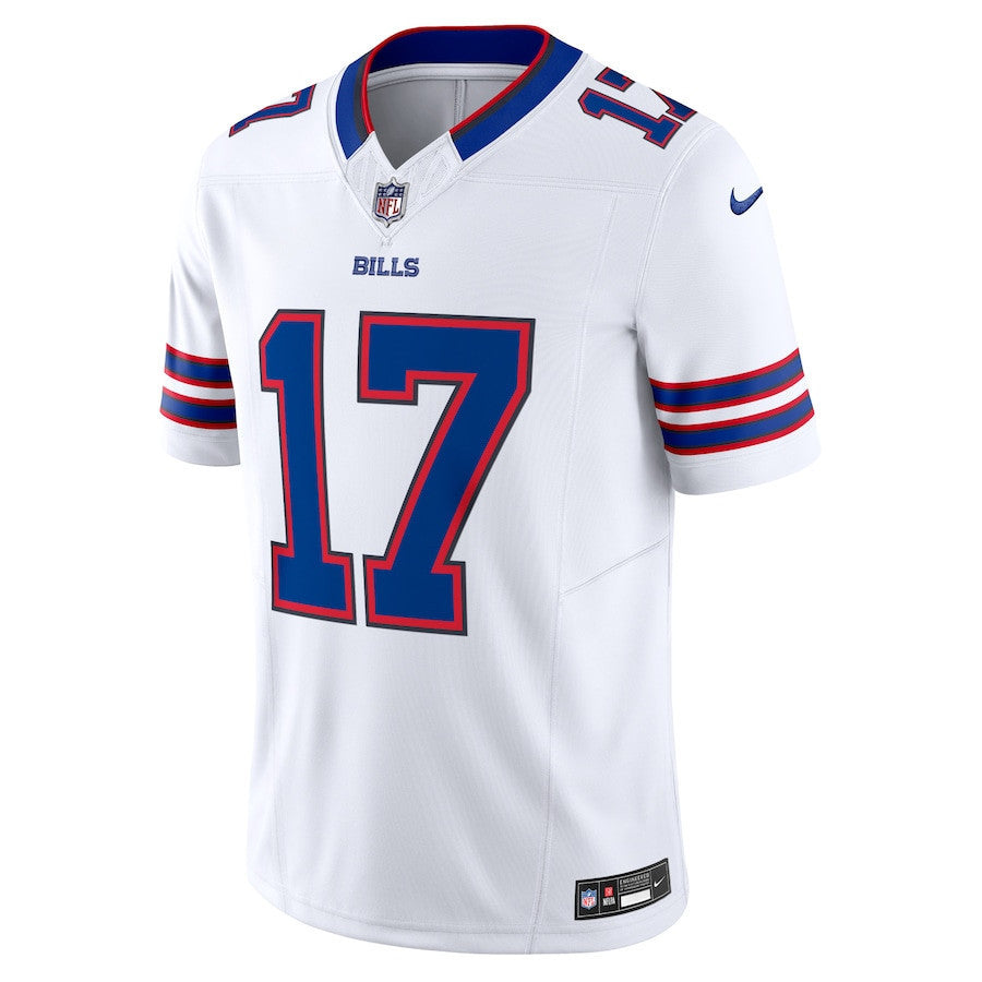 Josh Allen 17 Buffalo Bills Vapor F.U.S.E. Limited Jersey - White, Men Jersey