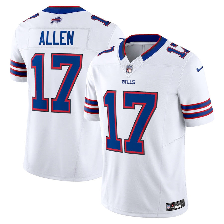 Josh Allen 17 Buffalo Bills Vapor F.U.S.E. Limited Jersey - White, Men Jersey