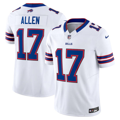 Josh Allen 17 Buffalo Bills Vapor F.U.S.E. Limited Jersey - White, Men Jersey
