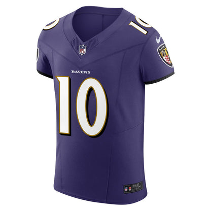 DeAndre Hopkins 10 Baltimore Ravens Vapor F.U.S.E. Elite Jersey - Purple, Men Jersey