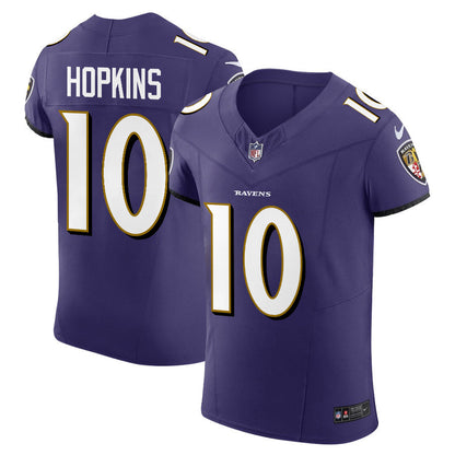 DeAndre Hopkins 10 Baltimore Ravens Vapor F.U.S.E. Elite Jersey - Purple, Men Jersey
