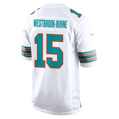 Nick Westbrook-Ikhine 15 Miami Dolphins Alternate Game Jersey - White, Men Jersey