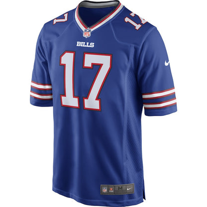 Josh Allen 17 Buffalo Bills Game Jersey - Royal, Men Jersey