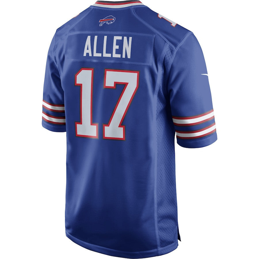 Josh Allen 17 Buffalo Bills Game Jersey - Royal, Men Jersey