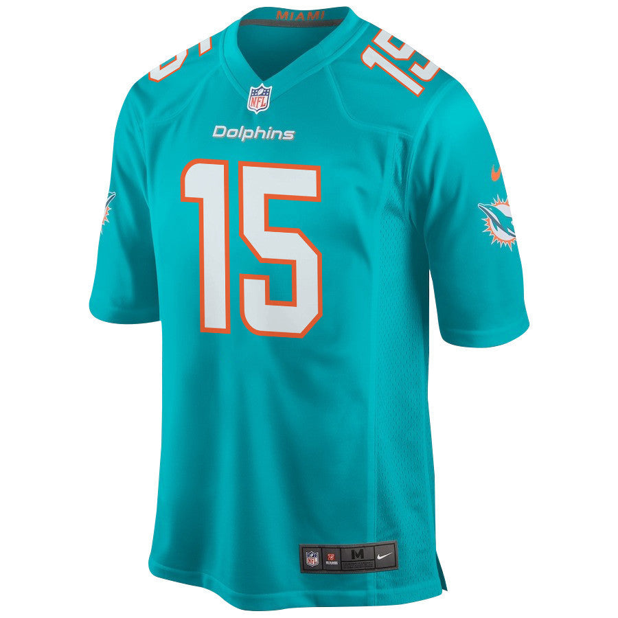 Nick Westbrook-Ikhine 15 Miami Dolphins Game Jersey - Aqua, Men Jersey