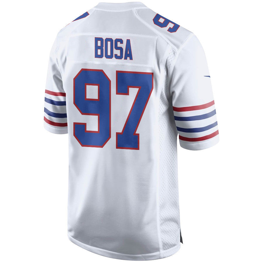 Joey Bosa 97 Buffalo Bills Alternate Game Jersey - White, Men Jersey