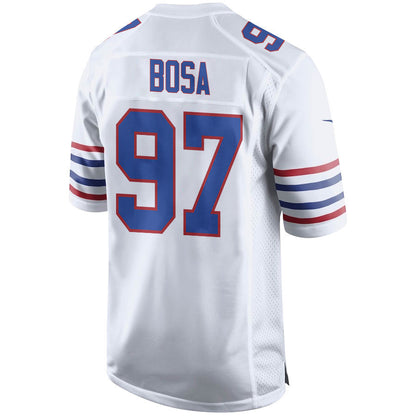 Joey Bosa 97 Buffalo Bills Alternate Game Jersey - White, Men Jersey