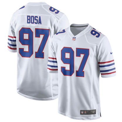 Joey Bosa 97 Buffalo Bills Alternate Game Jersey - White, Men Jersey