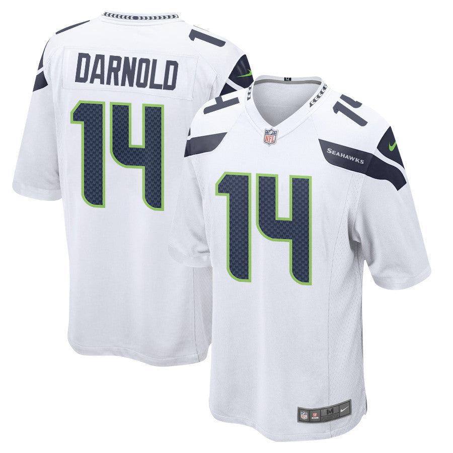 Sam Darnold 14 Seattle Seahawks Game Jersey - White, Men Jersey