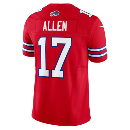 Josh Allen 17 Buffalo Bills Vapor F.U.S.E. Limited Jersey - Red, Men Jersey