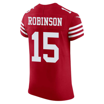 Demarcus Robinson 15 San Francisco 49ers Vapor F.U.S.E. Elite Jersey - Scarlet