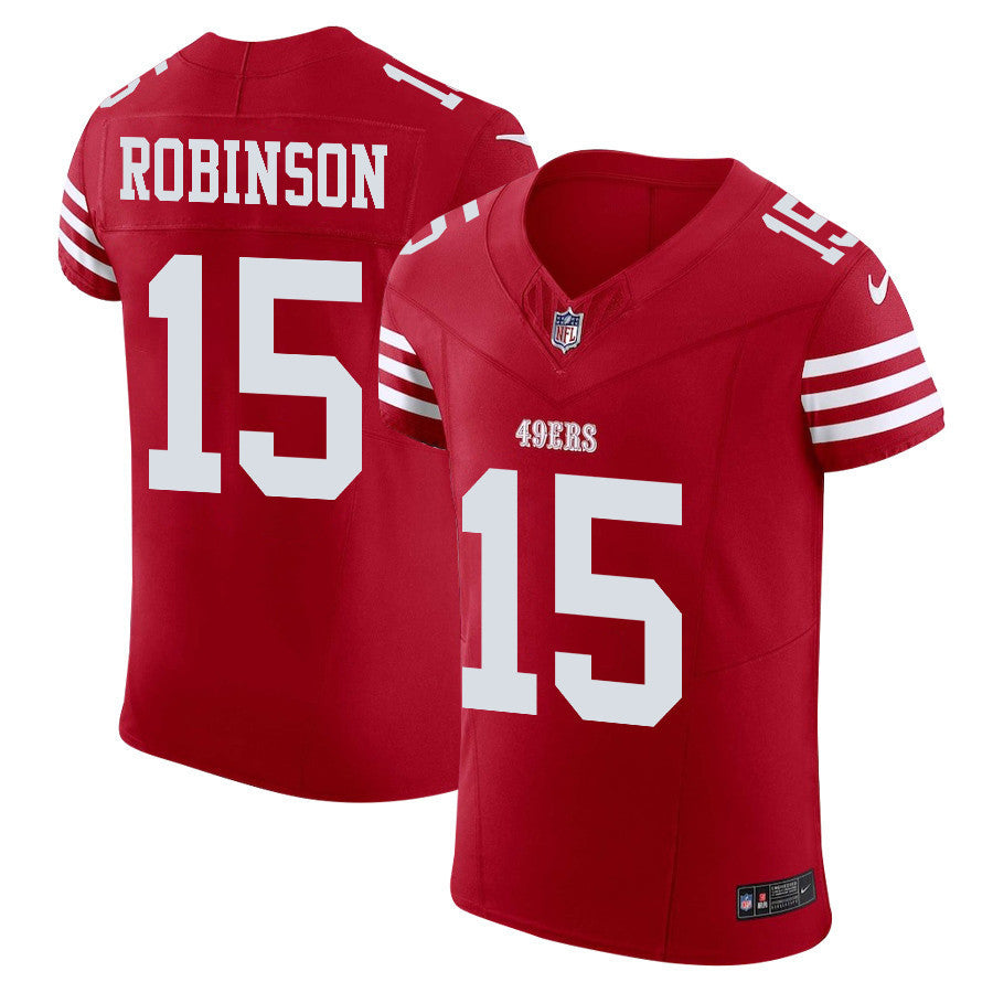Demarcus Robinson 15 San Francisco 49ers Vapor F.U.S.E. Elite Jersey - Scarlet