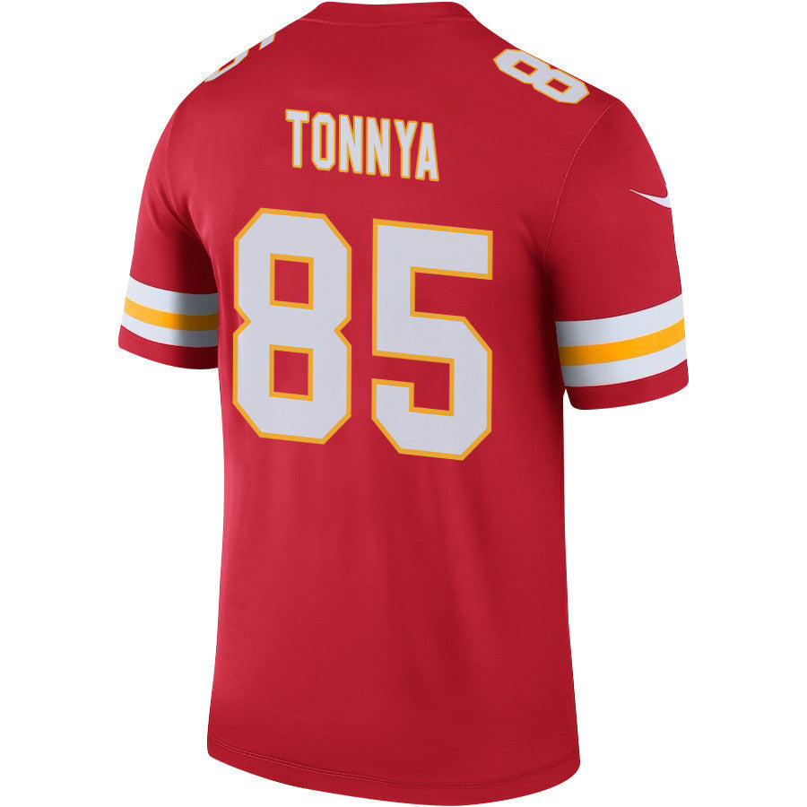 Robert Tonnya 85 Kansas City Chiefs Legend Performance Top - Red, Men Jersey