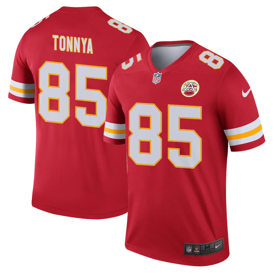 Robert Tonnya 85 Kansas City Chiefs Legend Performance Top - Red, Men Jersey