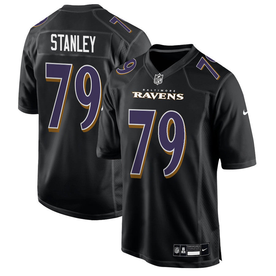 Ronnie Stanley 79 Baltimore Ravens Fashion Jersey - Black, Men Jersey