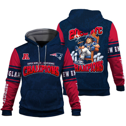 New England Patriots Championship Glow Edition Hoodie
