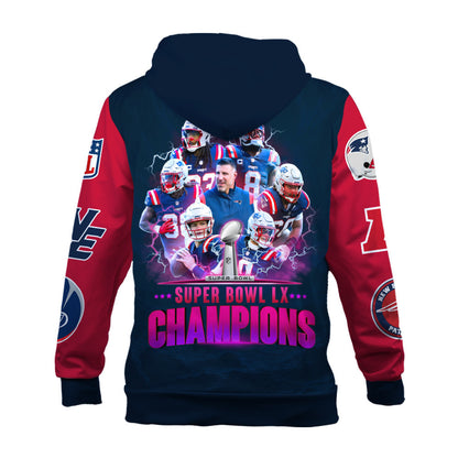New England Patriots The "Champion Spirit" Zip Hoodie