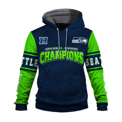 Seattle Seahawks Championship Glow Edition Hoodie