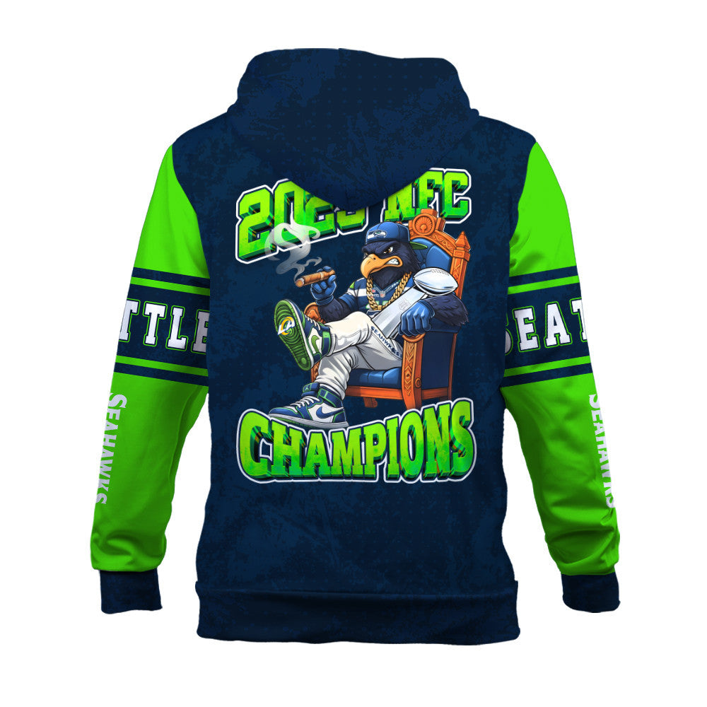 Seattle Seahawks Championship Glow Edition Hoodie