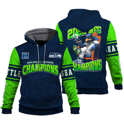 Seattle Seahawks Championship Glow Edition Hoodie