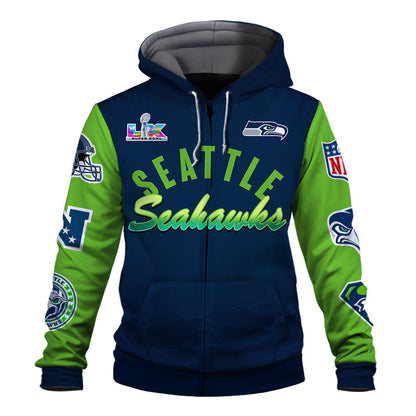 Seattle Seahawks The "Champion Spirit" Zip Hoodie