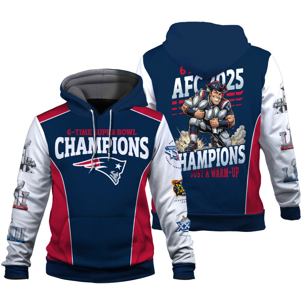 New England Patriots The Pinnacle Of Sports Mascot Art Hoodie
