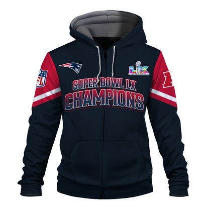 New England Patriots "The Boss" Zip Hoodie