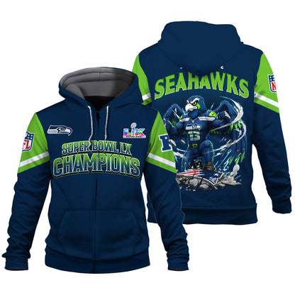 Seattle Seahawks "The Boss" Zip Hoodie