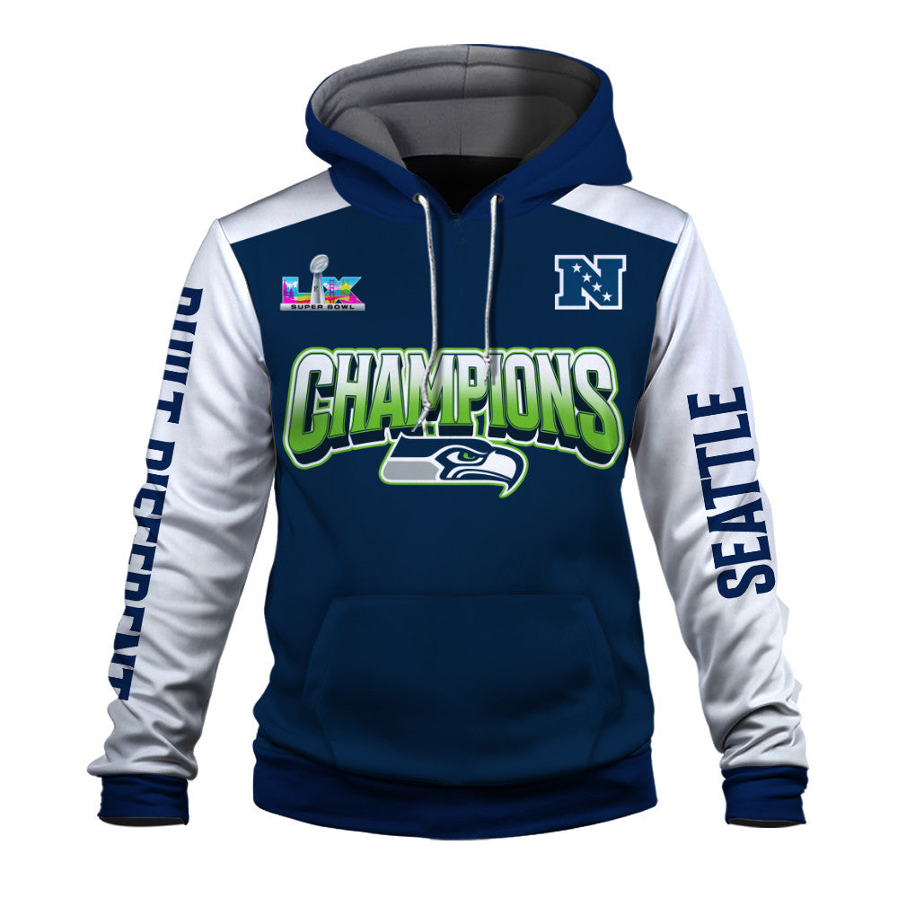 Seattle Seahawks Built The Rule Hoodie