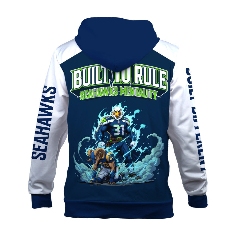 Seattle Seahawks Built The Rule Hoodie
