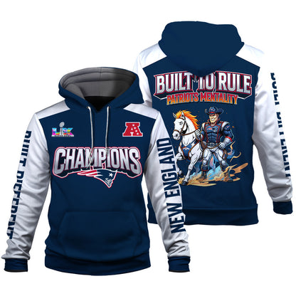New England Patriots Built The Rule Hoodie