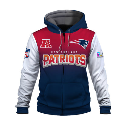New England Patriots Built To Be Champ Zip Hoodie