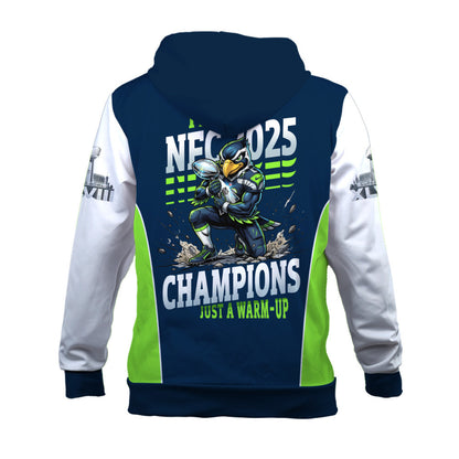 Seattle Seahawks The Pinnacle Of Sports Mascot Art Hoodie