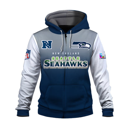 Seattle Seahawks Built To Be Champ Zip Hoodie