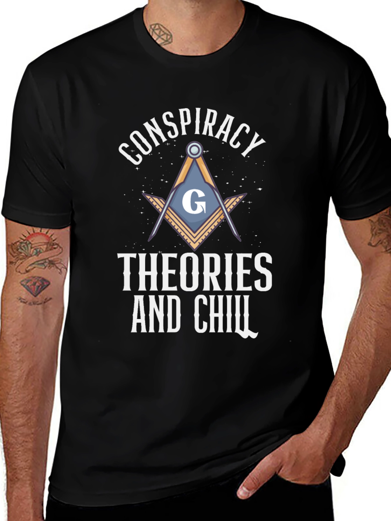 Conspiracy Theories and Chill Graphic Tee