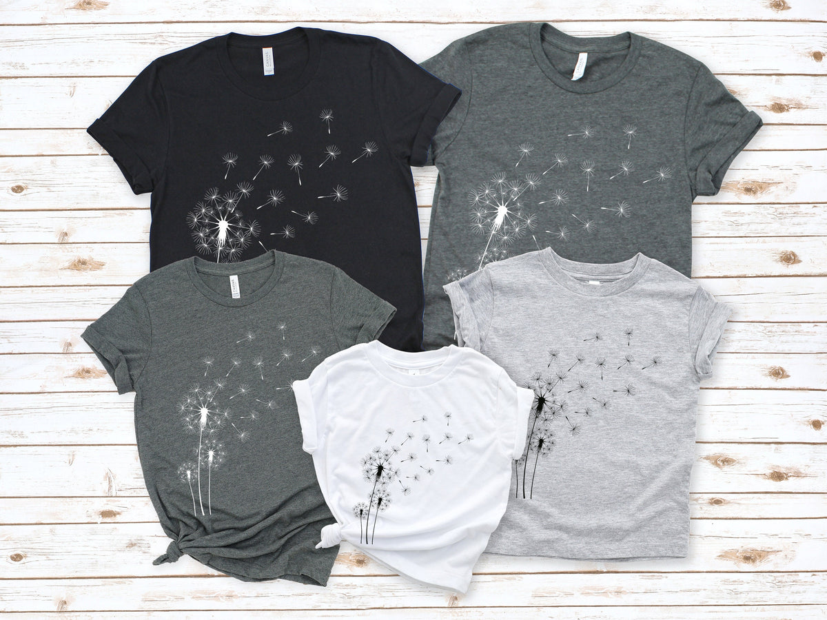 Dandelion Shirt: Women's Inspirational Flower Tee