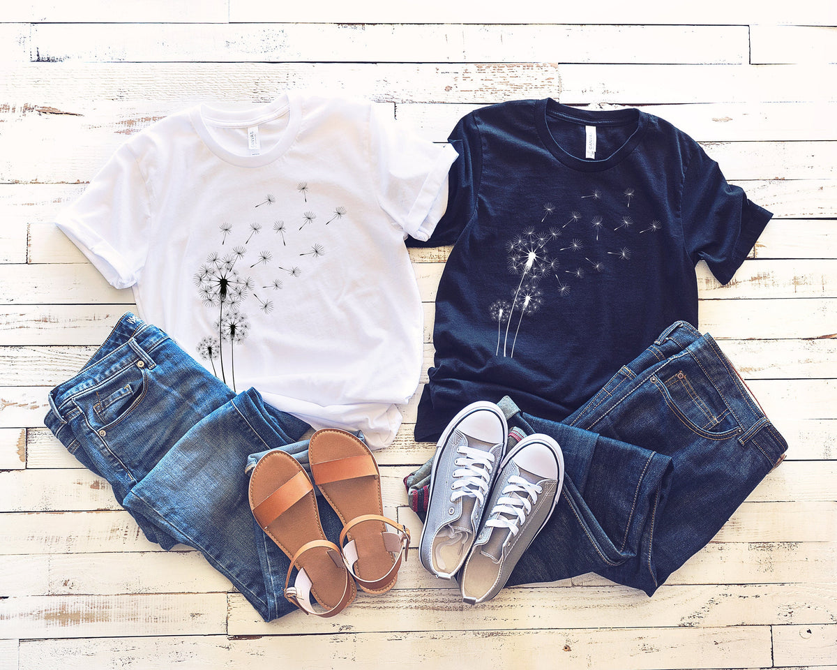Dandelion Shirt: Women's Inspirational Flower Tee