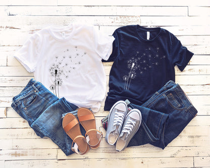Dandelion Shirt: Women's Inspirational Flower Tee