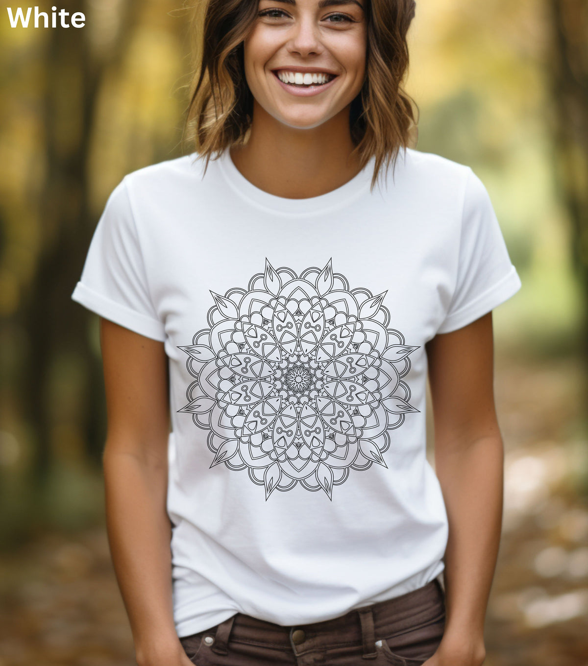 Boho Mandala Shirt, Mandala T-Shirt, Cute Spring Shirt, Cute Shirt for Woman, Cute Mandala Shirt, New Age tee, Boho t-shirt