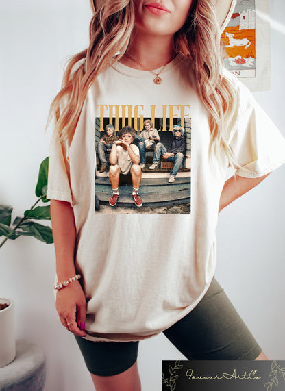 Golden Girls Thug Life Comfort Shirt, The Golden Girls Fan Shirt, Golden Girls Lover Gift, 80s TV Sitcom, Shirt For Women