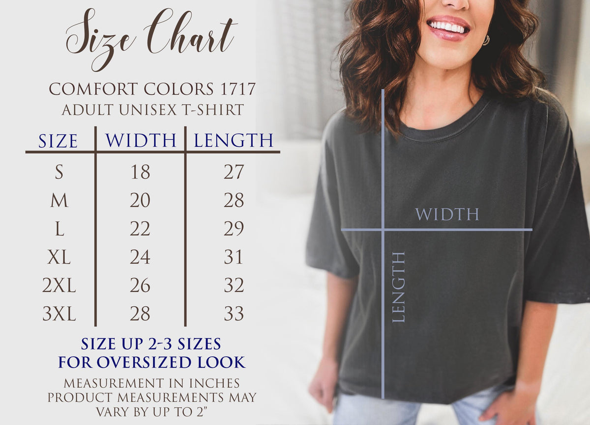 Wildflower Comfort Colors® T-Shirt, Flower Shirt, Floral Shirt, Boho Flower Shirts Women, Cottagecore T Shirt, Womens Botanical, Garden Tee