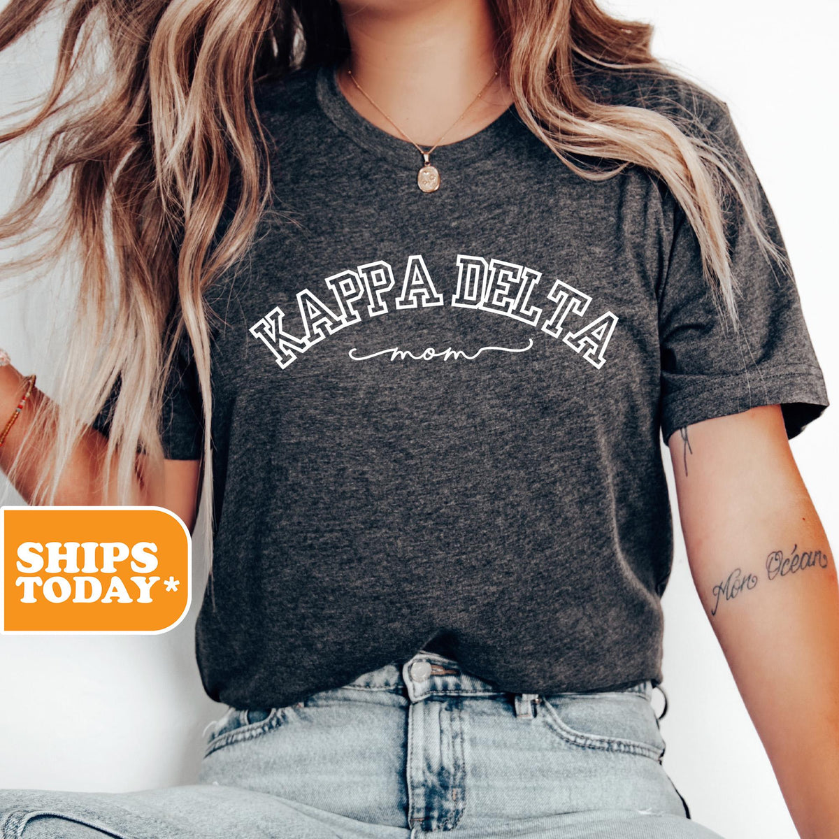 Kappa Delta Greek Mom Comfort Colors Sorority T-shirt | Kay Dee Sorority Mom Gifts | Mother Day Shirt | Trendy Mom Tees