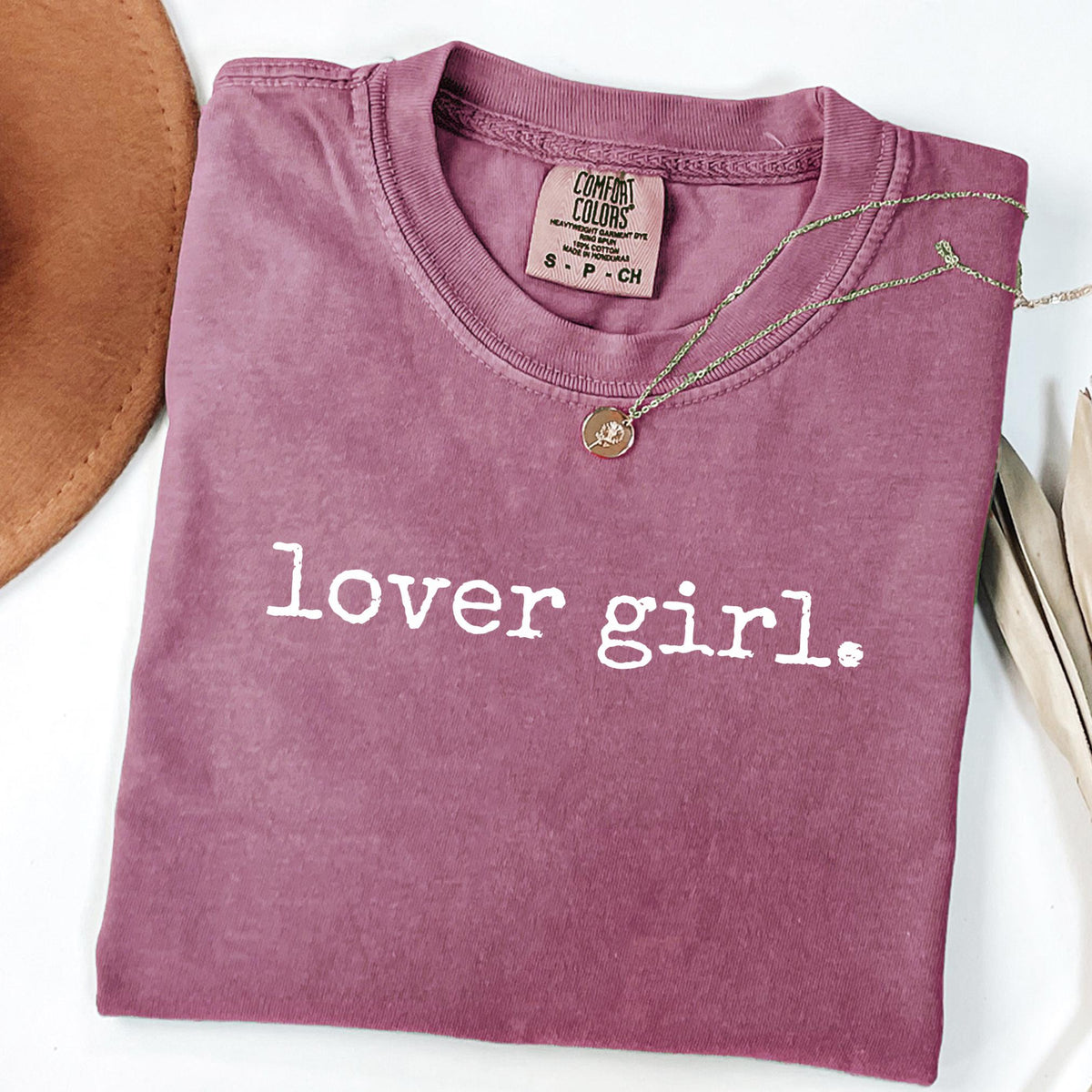Trendy Comfort Colors Girly T-Shirt: Lover Girl Soft Girl Aesthetic Tee For Women Valentines Day Shirt