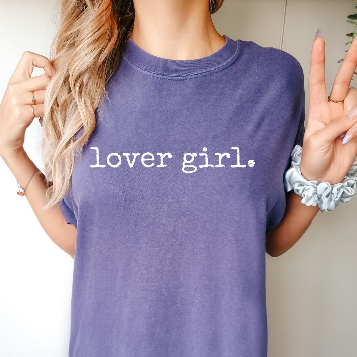 Trendy Comfort Colors Girly T-Shirt: Lover Girl Soft Girl Aesthetic Tee For Women Valentines Day Shirt