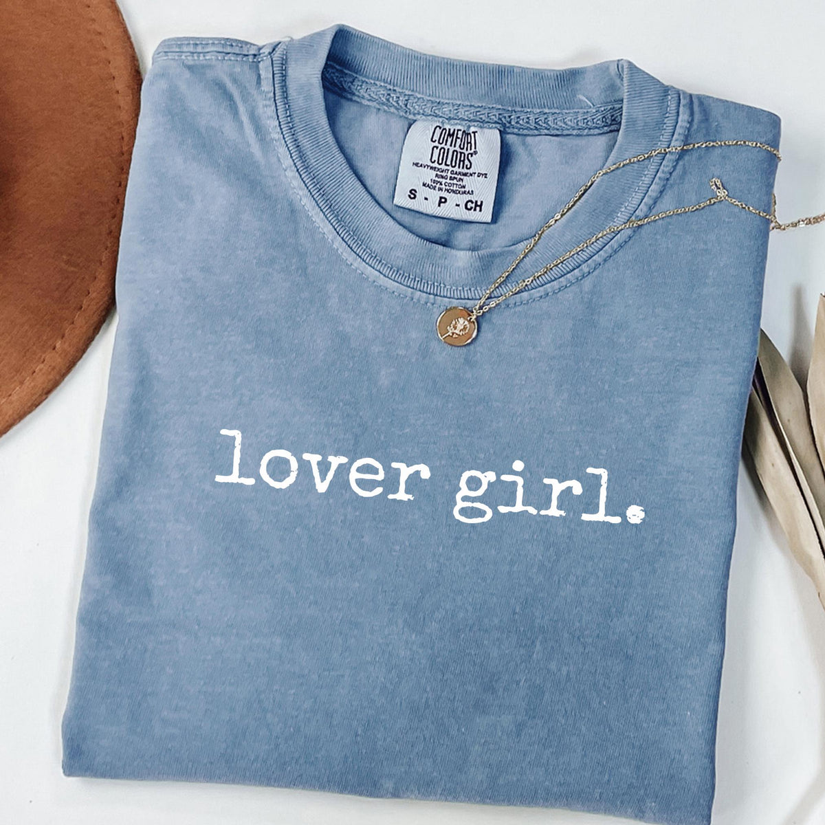 Trendy Comfort Colors Girly T-Shirt: Lover Girl Soft Girl Aesthetic Tee For Women Valentines Day Shirt