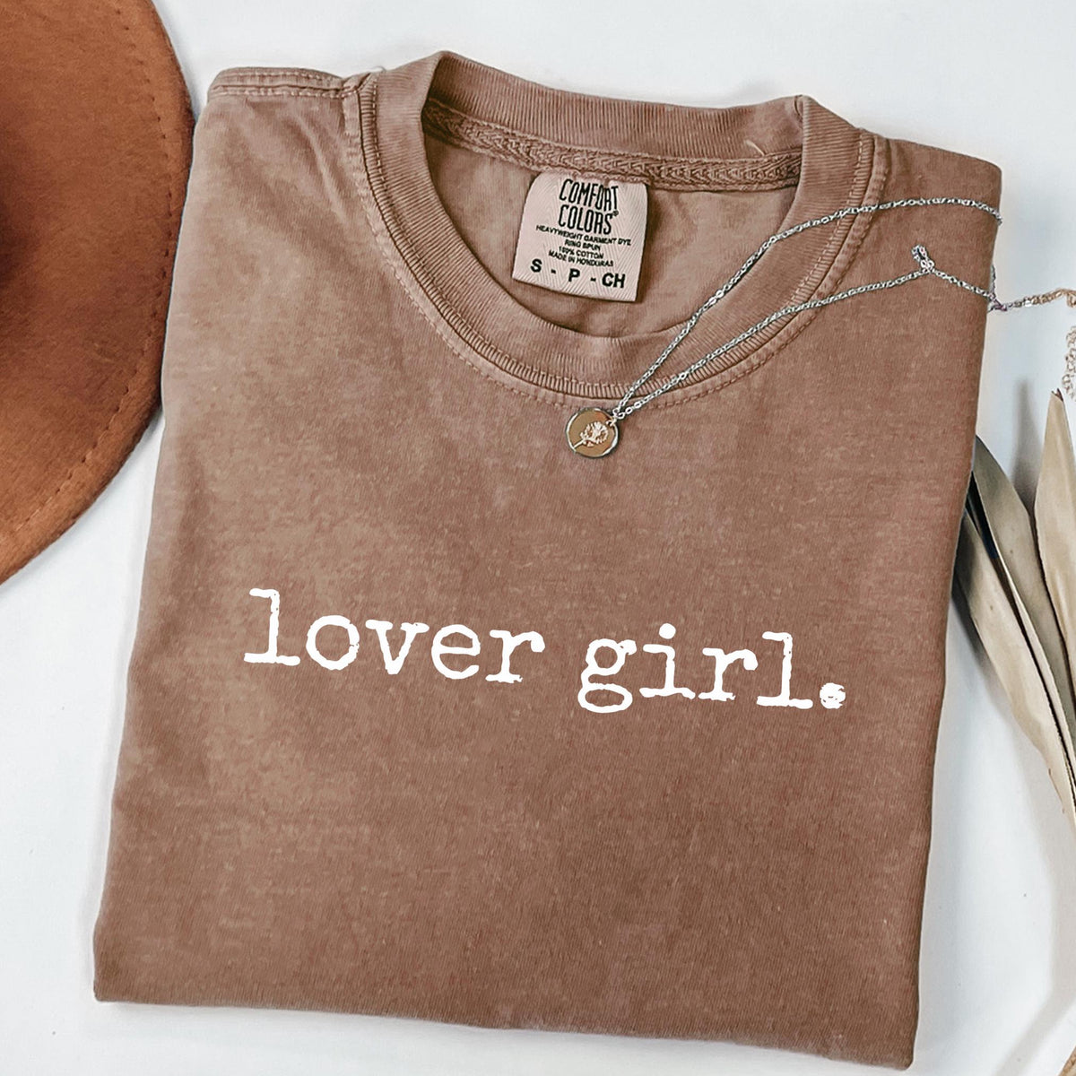 Trendy Comfort Colors Girly T-Shirt: Lover Girl Soft Girl Aesthetic Tee For Women Valentines Day Shirt