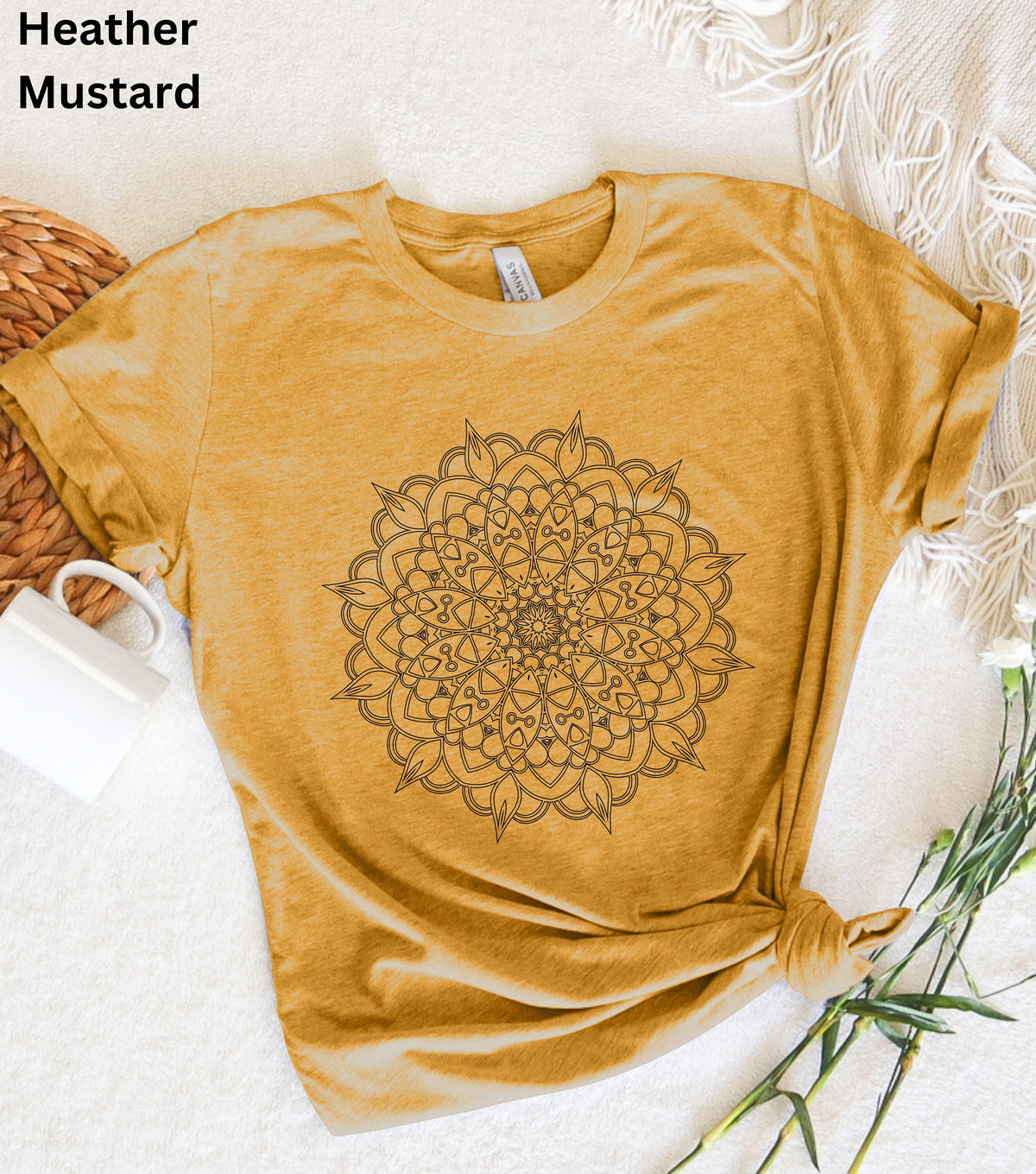 Boho Mandala Shirt, Mandala T-Shirt, Cute Spring Shirt, Cute Shirt for Woman, Cute Mandala Shirt, New Age tee, Boho t-shirt