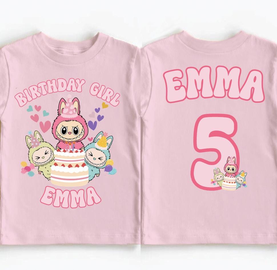 Custom Doll Birthday Girl Shirt Birthday Girl Doll Shirt Trendy Personalized Birthday Toy Girls Doll Shirt Family Birthday Party Shirt